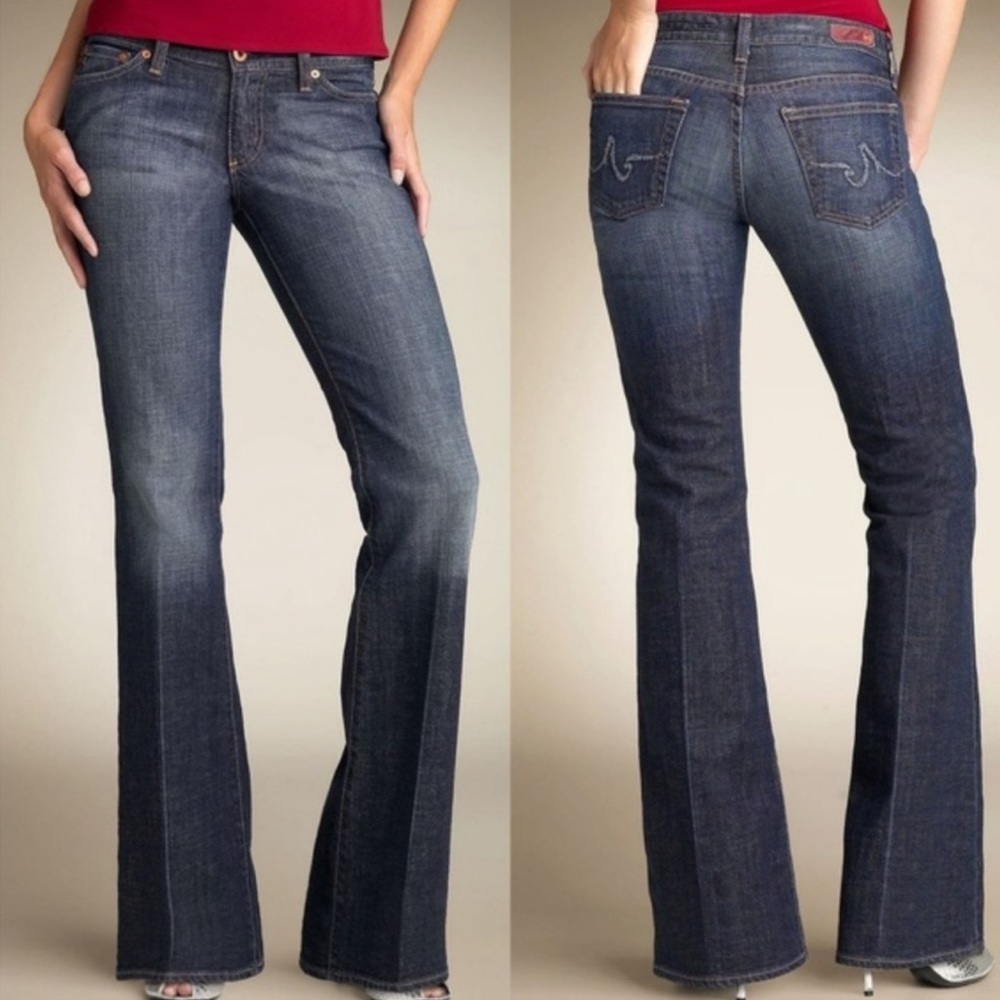AG the Club Flare Jeans in Medium Dark Wash size 29
R Flared Denim Flares